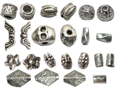 Bead Making on Metal Beads     Gold  Silver    Platinum Or Bronze Plated Beads Are